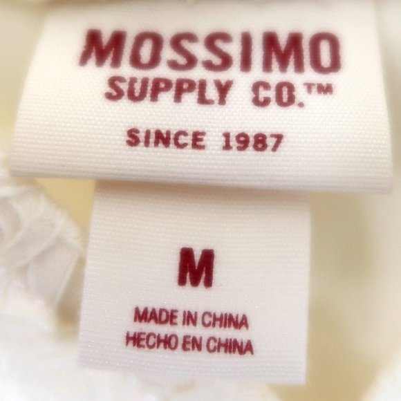 Boho Ivory Lace Mini Shift Dress Medium - Picture 5 of 6